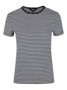 Футболка в полоску с круглым вырезом Lauren Ralph Lauren, белый