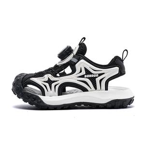 Сандалии детские с низким верхом, противоскользящие, с амортизацией, устойчивые к истиранию, легкие и амортизирующие BOBDOG, черный