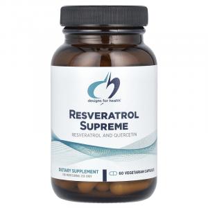 Designs For Health, Резвератрол синергия (Resveratrol Synergy), 60 вегетарианских капсул