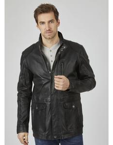 Кожаная куртка Bugatti Andiamo, черный