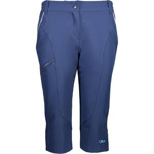 Обтягивающие женские велосипедные капри с сетчатым нижним бельем Cmp, синий