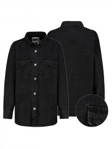 Sublevel Черная джинсовая рубашка