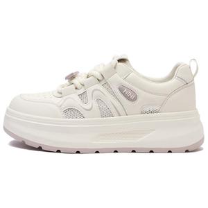 Женские кроссовки для скейтбординга с низким верхом, устойчивые к истиранию и скольжению JOSINY, Beige/Purple