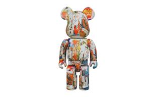 Виниловая фигурка Be@rbrick Andy Warhol × Jean-Michel Basquiat #4, 70 см