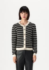 Кардиган Vero Moda VMCHARLOT O NECK, Birch/Black/Off-White