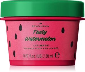 Вкусная арбузная увлажняющая маска для губ I Heart Revolution, 20 мл