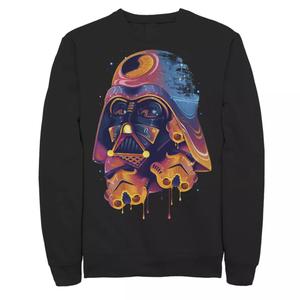 Мужской красочный расплавленный свитшот с коллажем Вейдера в стиле Звездных войн Licensed Character