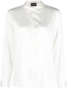 Emporio Armani рубашка с длинными рукавами, белый