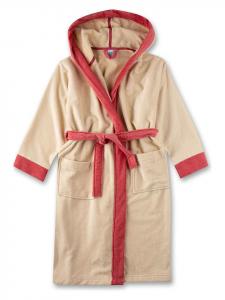 Sanetta Халат бежево-красного цвета