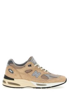 Кроссовки 'Made in UK 991V2' NEW BALANCE, бежевый