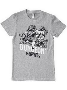 Футболка D&D Dungeon Monsters T-Shirt серого цвета Dungeons And Dragons