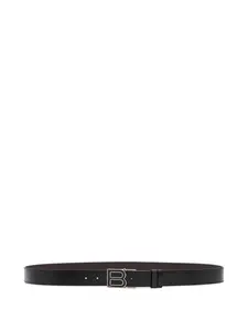 Двусторонний ремень с логотипом Bally, коричневый