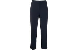 Кроп брюки Cigarette Alexander McQueen, черный