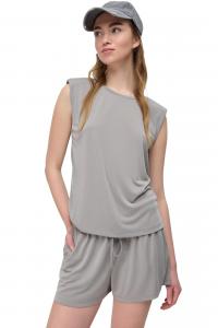 No Matter What Топ в сером цвете