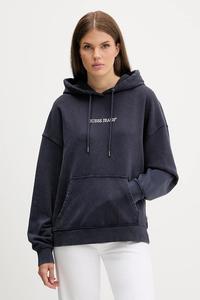 Хлопковая толстовка Guess Jeans, темно-синий