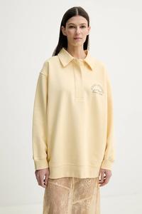 Хлопковая толстовка Emberynn Stand Studio, желтый