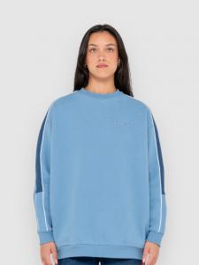 Флисовый пуловер Rusty Two Timer Panelled Crew Fleece Pullover, glacier lake