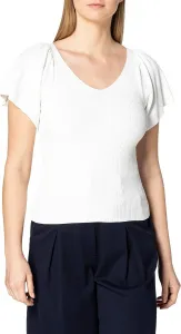 Женская футболка ONLLEELO S/S Back Pullover KNT NOOS Only