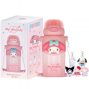 Hello kitty kuroimi практическая термокружка пара кружка 316 пищевой материал, термокружка 460мл Sanrio, My Melody Insulated Cup+Random Pendant 1 Pc