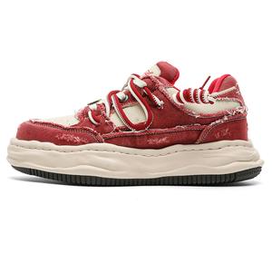 Низкие кеды для скейтбординга унисекс Wangjue, красный