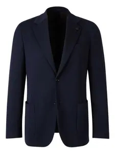 Однобортный пиджак Lardini, синий
