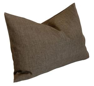 Чехол на подушку, имитация льна, чехол на подушку, декоративная подушка ок. 60x40 см, серо-коричневый Haus und Deko