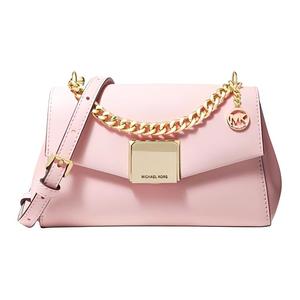 Кожаная сумка через плечо Lita малого размера женская розовая цвет сакуры MICHAEL KORS