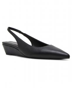 Женские туфли-лодочки на танкетке Candy Slingback Demi-Wedge Pumps Madden Girl, Black