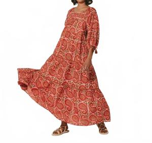 Платье-кафтан Камала в цвете «Аврора» Cleobella, Aurora