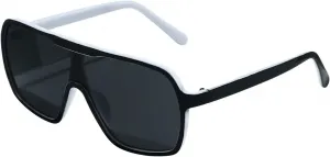 Солнцезащитные очки Melrose Y2K Punk Sexy Shield для женщин, роскошные винтажные цельные солнцезащитные очки, модные очки-маски YT77167, Black White