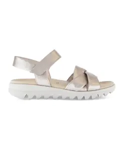 Золотистые кожаные сандалии Gabor, желтый