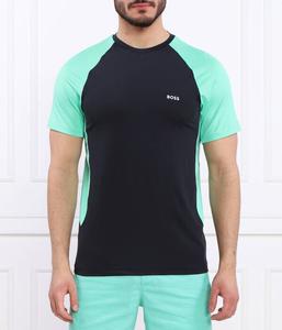 Футболка мужская Boss Green для занятий спортом, синий/зеленый