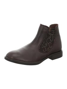 Женские ботинки челси Think! NINA кожаные с узором, коричневый
