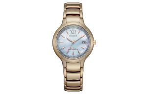 CITIZEN Часы Solar Quartz Movement Stainless Steel Strap Watch Women's Watch Blue Dial, Light Blue