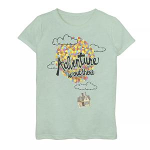 Футболка с изображением воздушного шара Disney/Pixar's Up для девочек 7–16 лет Adventure House Disney / Pixar