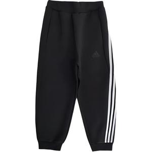 Детские вязаные спортивные штаны для детей 3-7 лет FW24 Adidas, черный