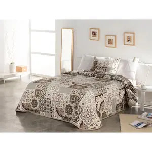 Покрывало Sofia покрывало в стиле пэчворк, для детей и взрослых Home Affaire, бежевый/коричневый