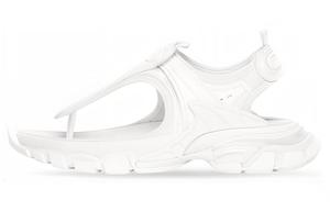Сандалии пляжные Balenciaga Track Thong, белый