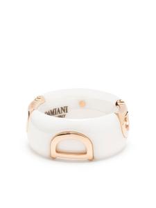 Кольцо D.Icon из розового золота с бриллиантами Damiani, розовый