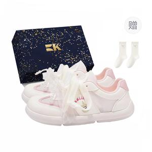 Boldi Kuki Кроссовки Coverage Breathable Low Top для скейтбординга женские, белые, розовые