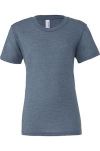 Мужская футболка с круглым вырезом и коротким рукавом из парусины Triblend BELLA + CANVAS