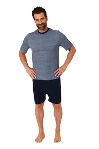 Трусы NORMANN Pflegeoverall kurzarm Eteiler Reißverschluss an Rücken, темно синий