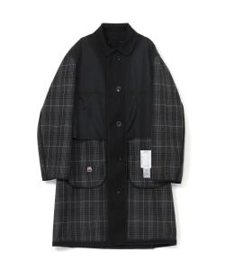 двустороннее клетчатое пальто