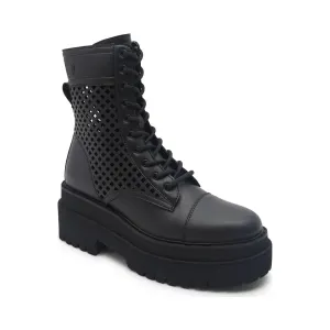 Фиолетовые ботильоны 34 с добавлением кожи Liu Jo, черный