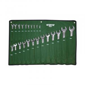 Набор полностью полированных рожковых ключей Shida для цветов сливы, 23 предмета, 6–32 мм 09027 SATA