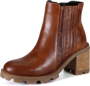 Женские повседневные ботинки Diba True Spice Berry с круглым носком, молнией, на щиколотку, средний каблук 2-3 - черные