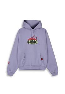 Толстовка с капюшоном BOXY SCRATCHING MEMORIES Grimey, фиолетовый