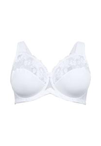 Бюстгальтер на косточках со слегка прозрачным кружевом sheego, цвет Weiß  B