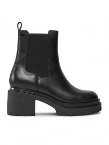 Ботильоны на блочном каблуке DKNY, черный