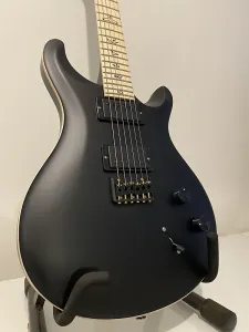 PRS BLACKED OUT Dustie Waring Signature CE 24 Hardtail 2023 - Черная верхняя часть/Черная задняя часть